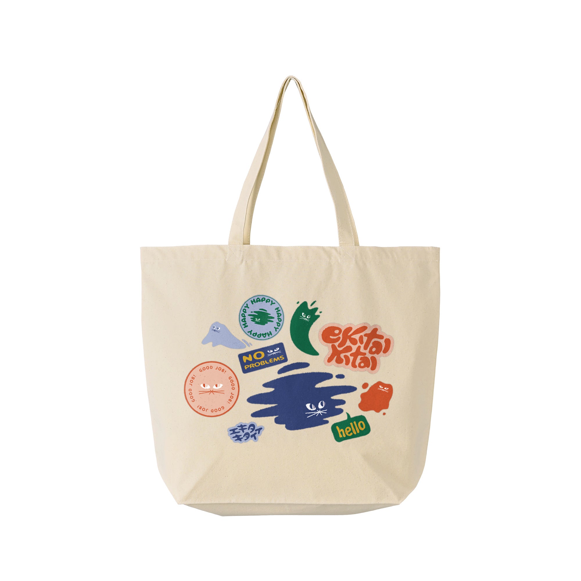 “stickers” トートバッグ natural image