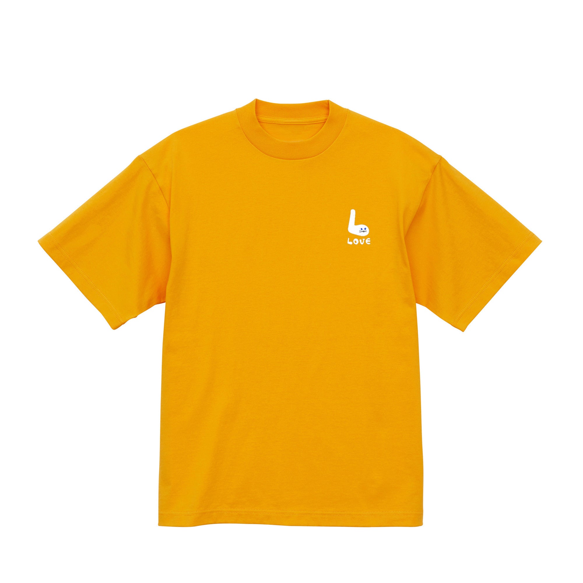 7.1oz / “alphabet LOVE” Tシャツ gold image