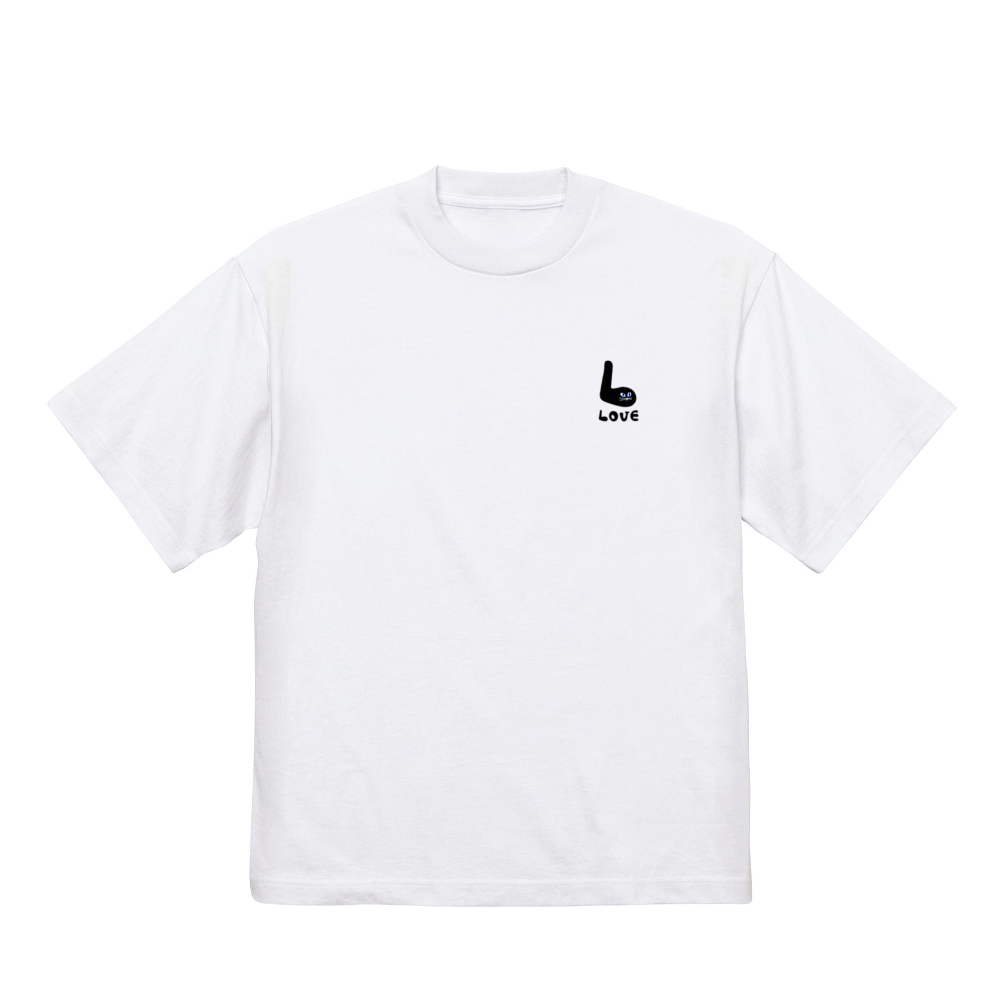 7.1oz / “alphabet LOVE” Tシャツ white image