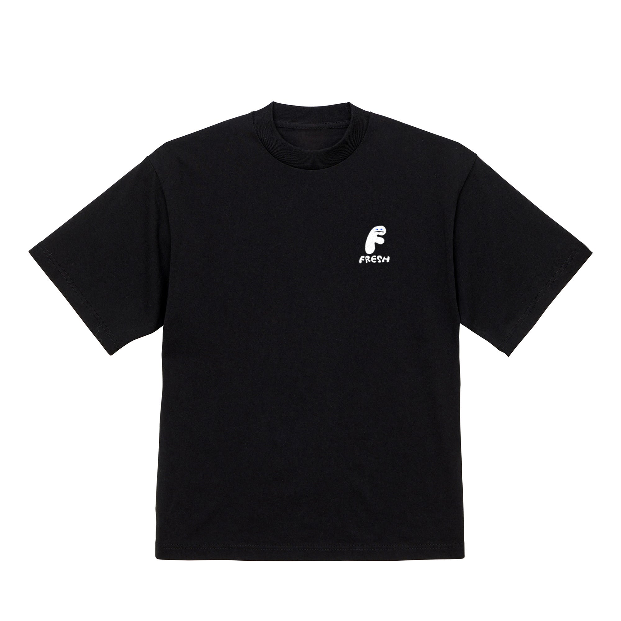7.1oz / “alphabet FRESH” Tシャツ black image