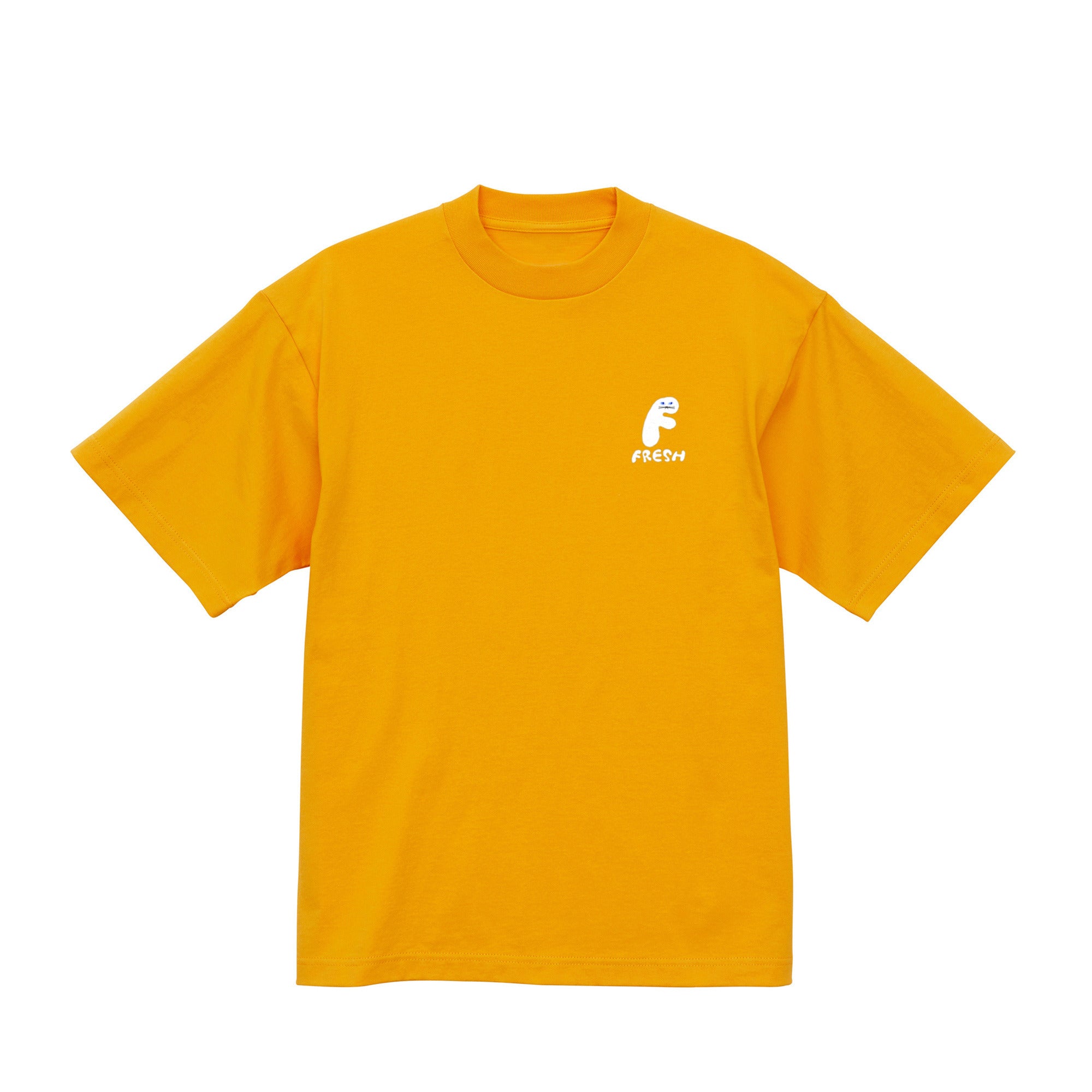 7.1oz / “alphabet FRESH” Tシャツ gold image