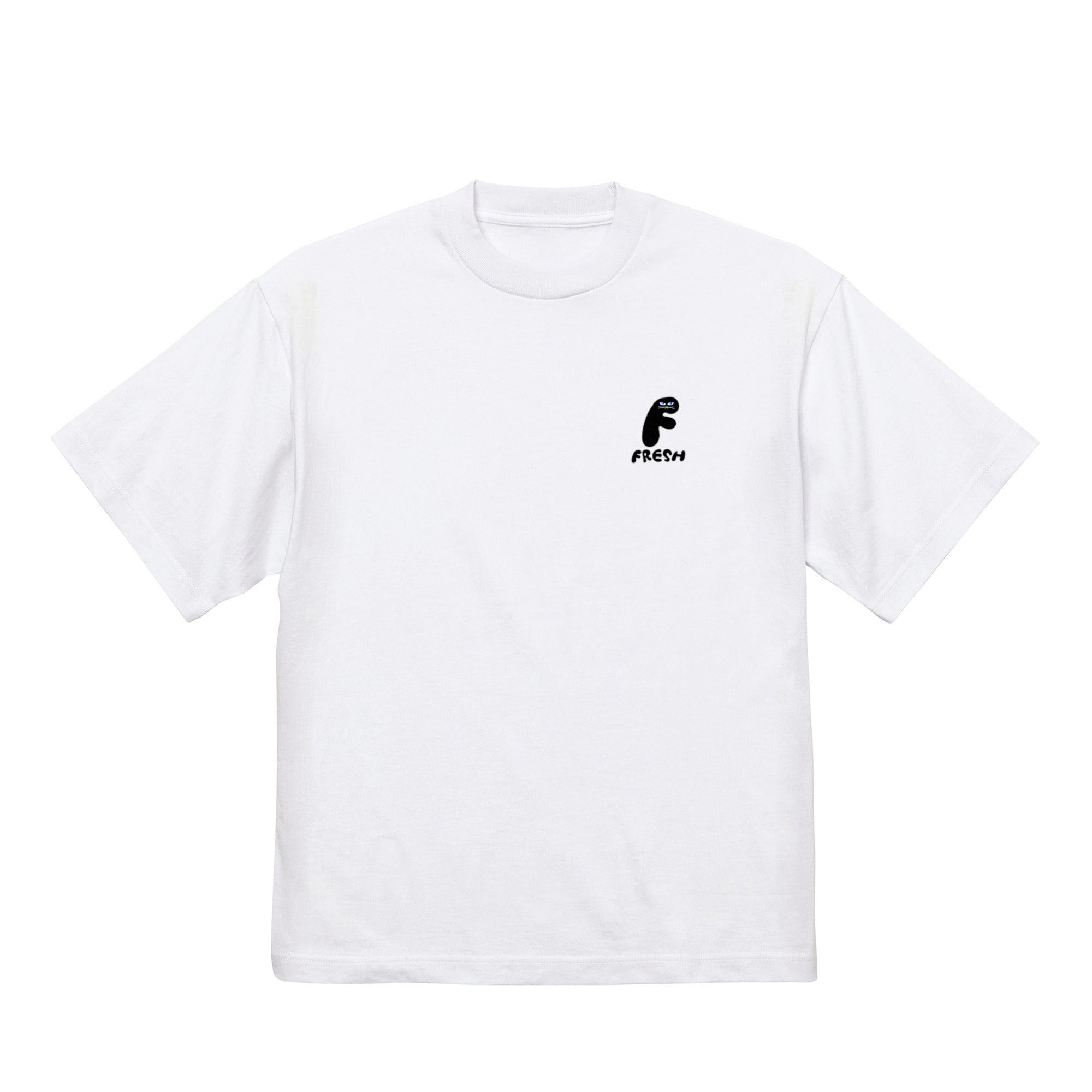 7.1oz / “alphabet FRESH” Tシャツ white image