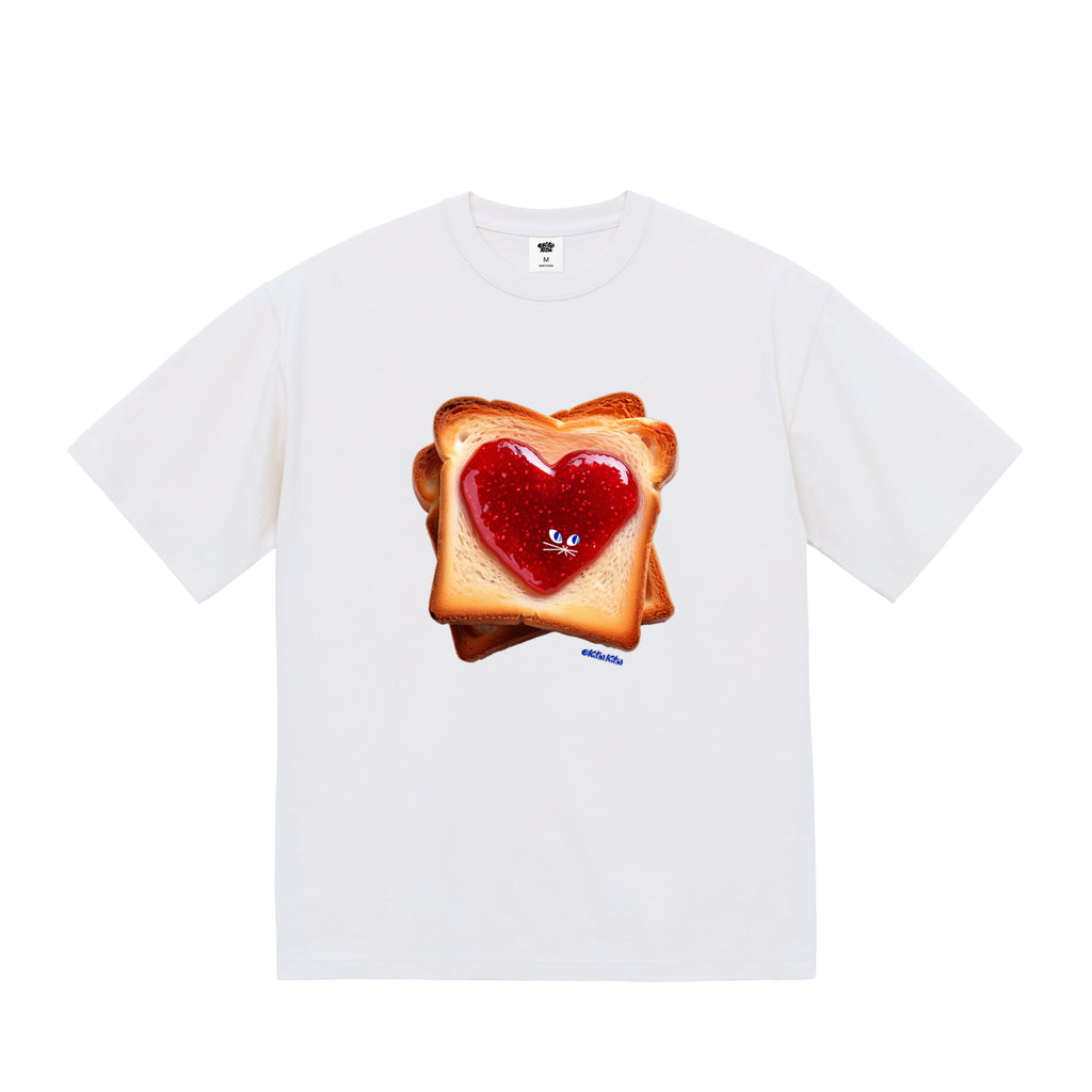 9.1oz / “good morning bread” BIG Tシャツ white image