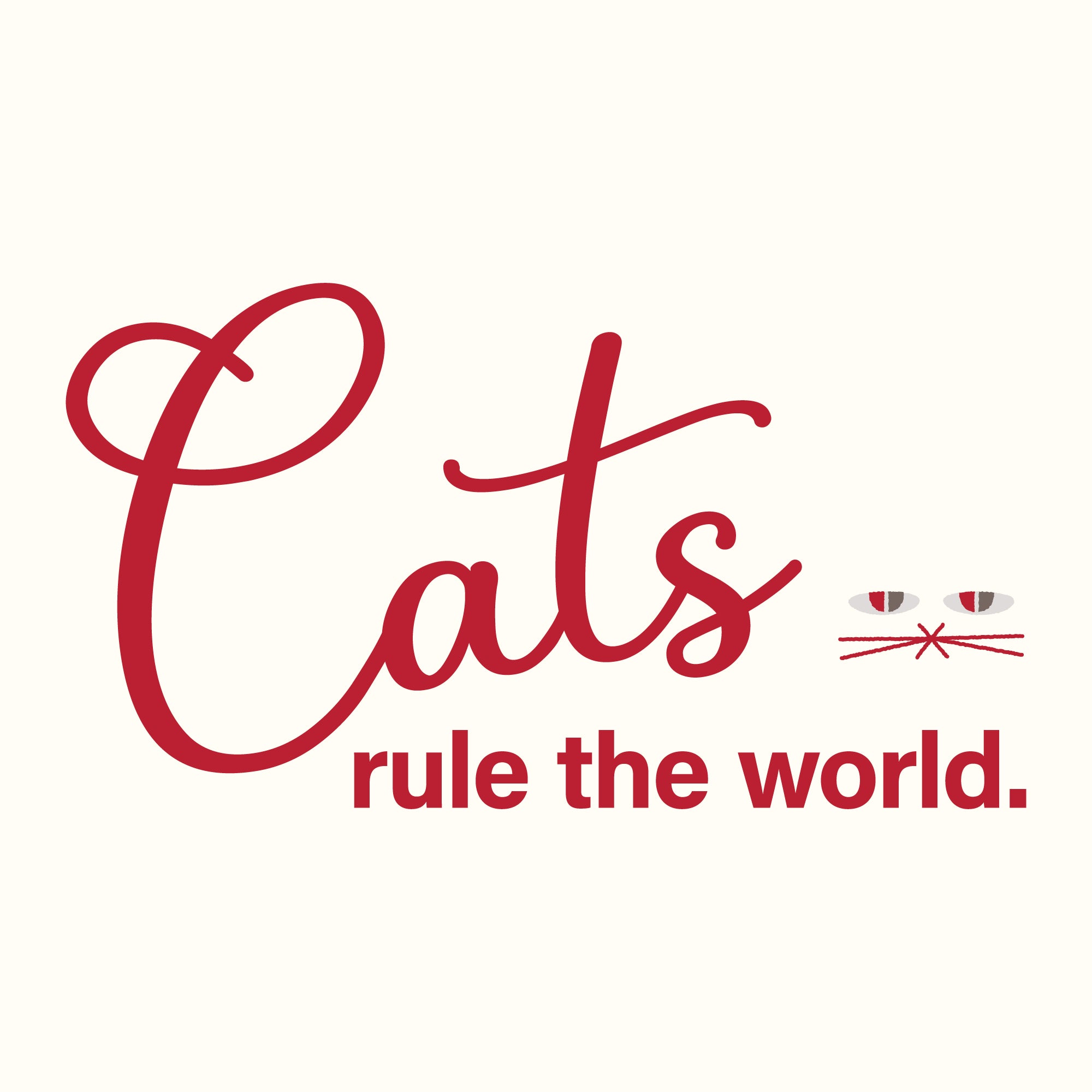 【19％OFF】“Cats rule the world”リンガーTシャツ<br>　