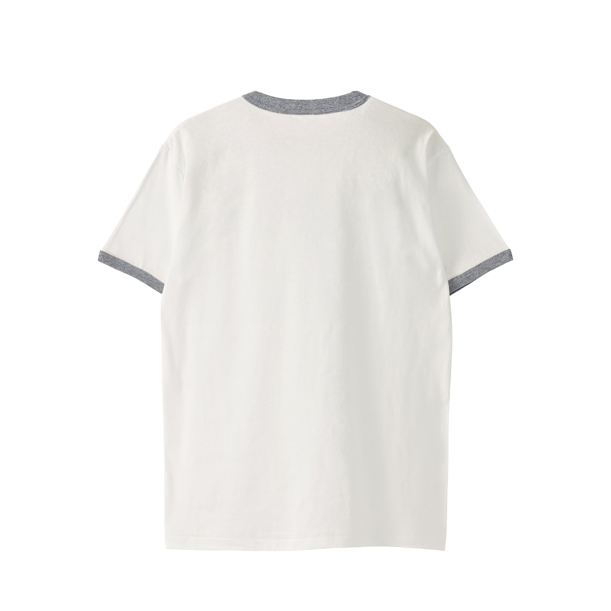 “Cats rule the world”リンガーTシャツ natural-x-gray image